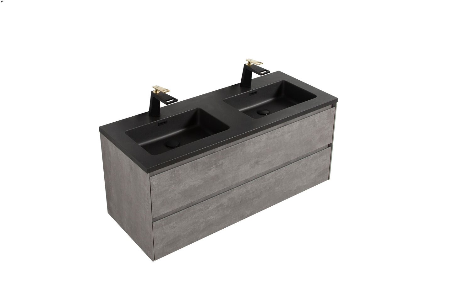 Enzo Double Drawer Vanity, Top and Basin 1200mm