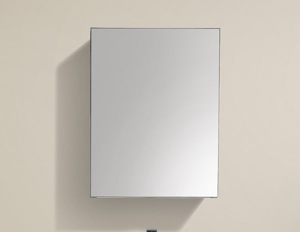 Mirror Cabinet Single Door, Double Shelves - 500*660*127mm