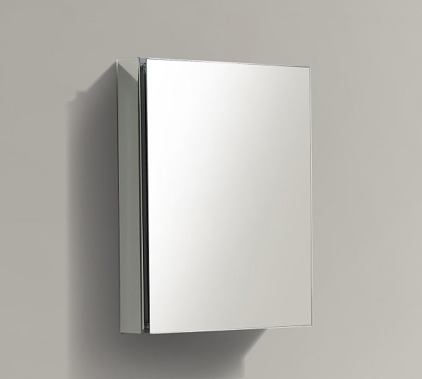 Mirror Cabinet Single Door, Double Shelves - 500*660*127mm