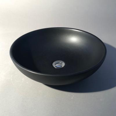 Deco Basin - Matt Black (420 x 420 x 130mm)