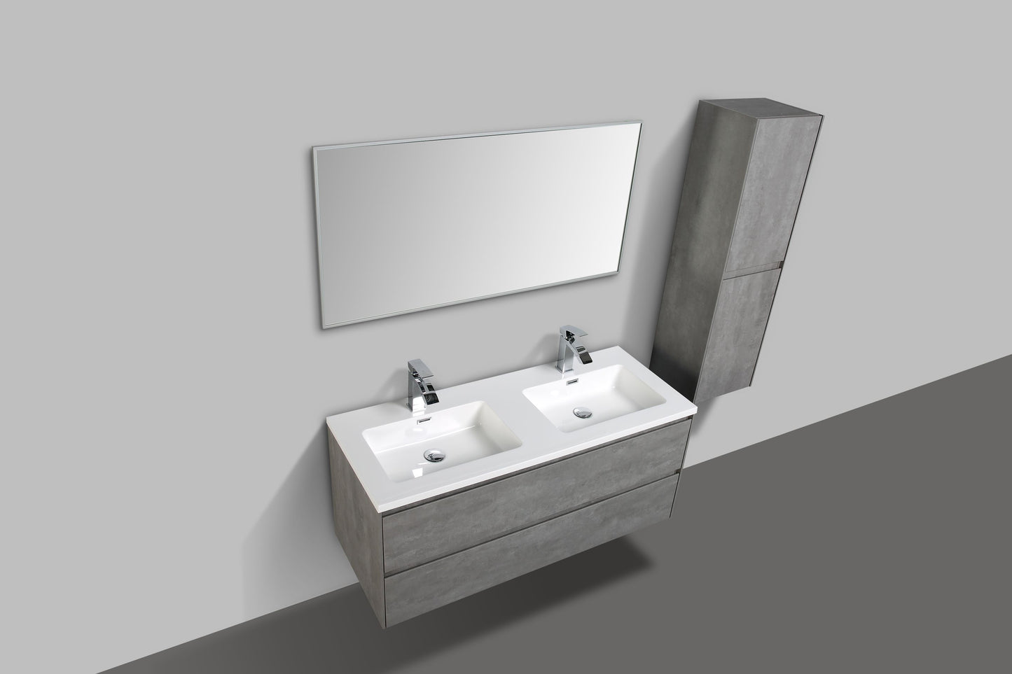 Enzo Double Drawer Vanity, Top and Basin 1200mm