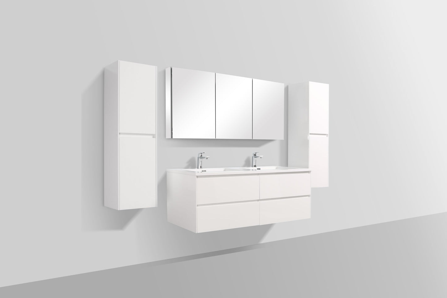 Enzo Four Drawer Vanity, Top and Basin 1500mm