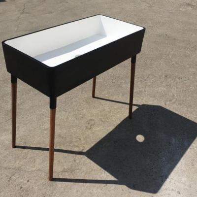 Butler Giant Two Tone Basin on Meranti Legs