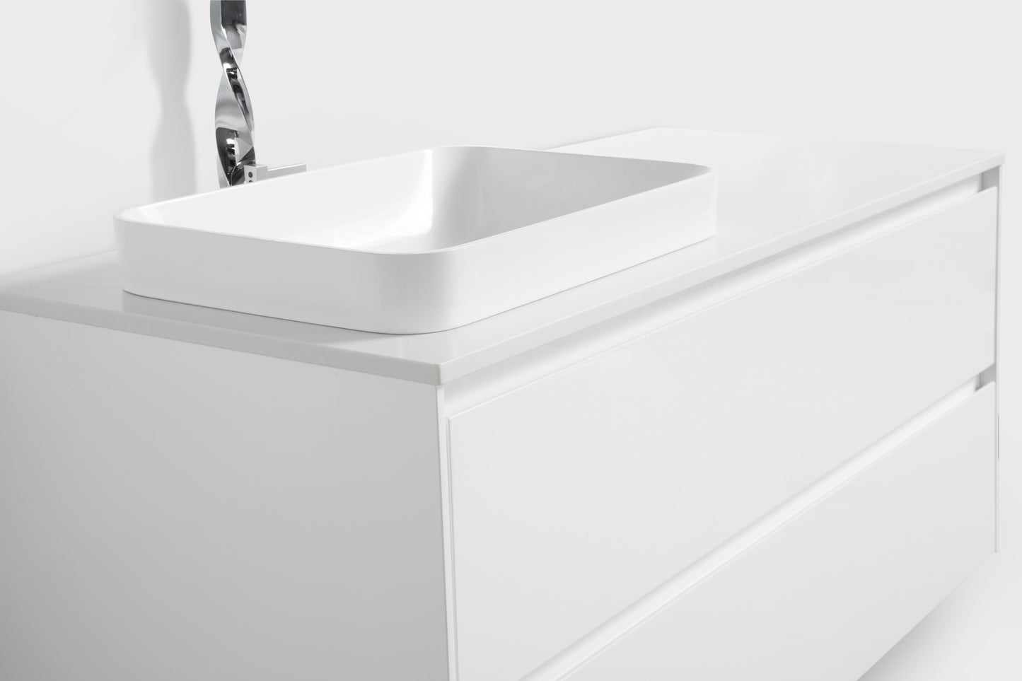 Madrid Double Drawer Vanity, Top and Basin 1200mm