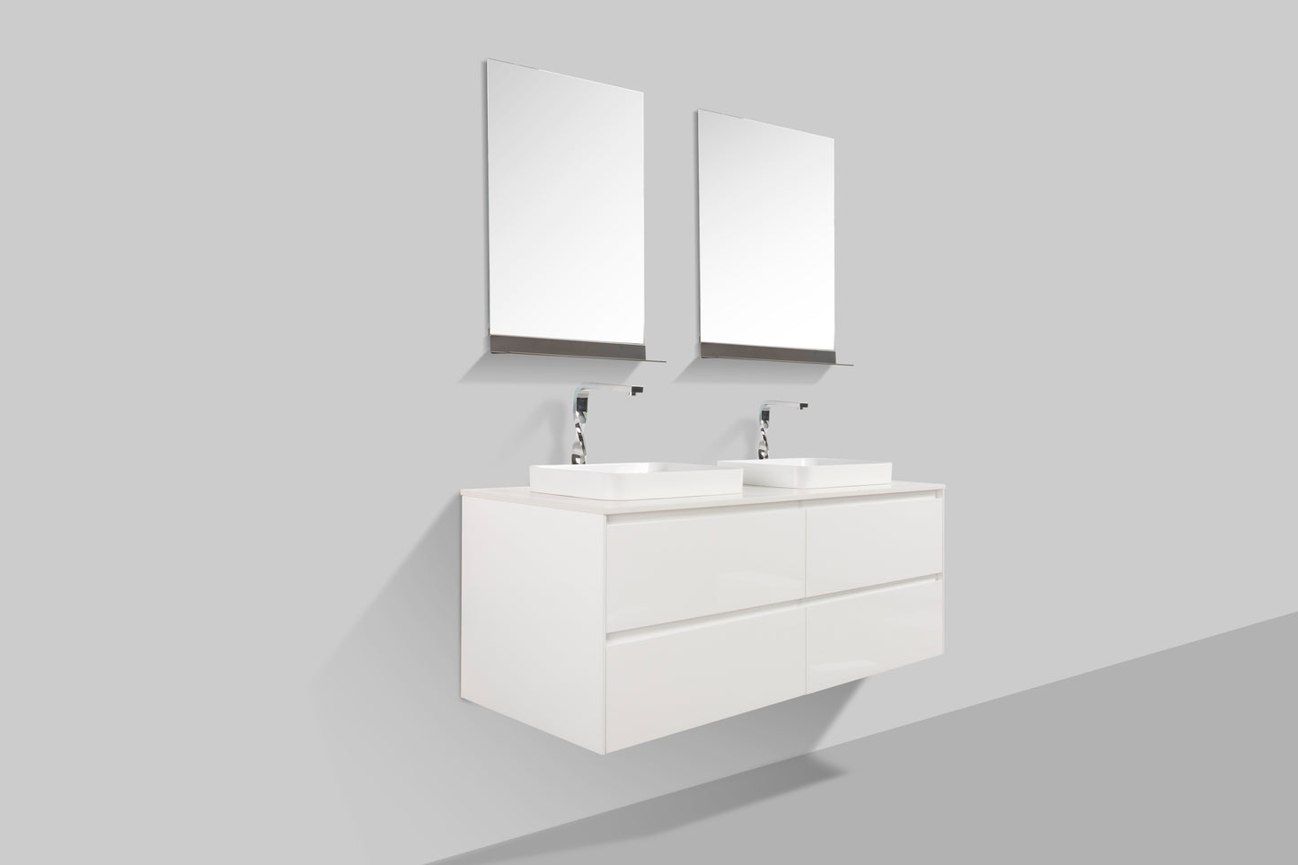 Madrid Four Drawer Vanity, Top and Basin 1500mm