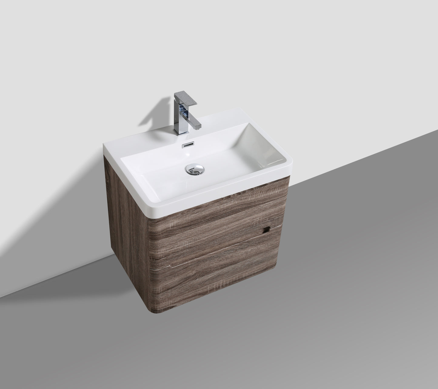 Venice Double Drawer Vanity, Top and Basin 600mm