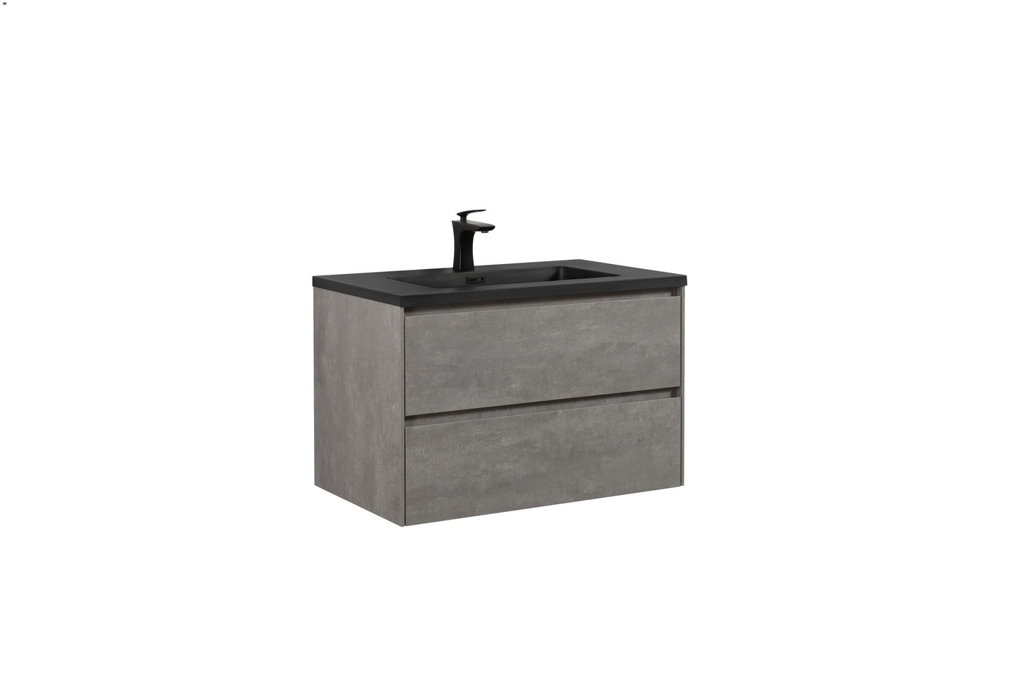 Enzo Double Drawer Vanity, Top and Basin 800mm