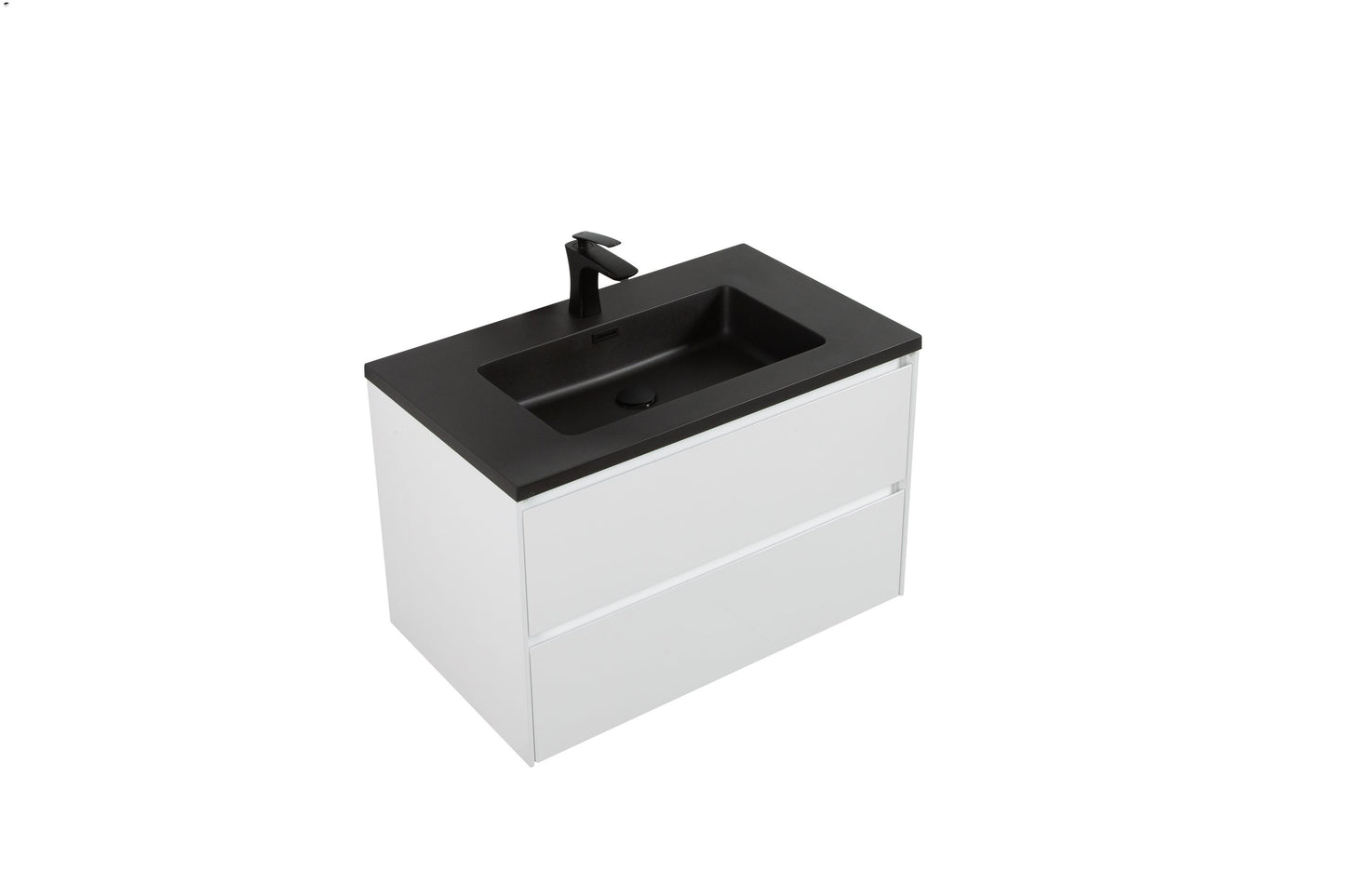 Enzo Double Drawer Vanity, Top and Basin 800mm