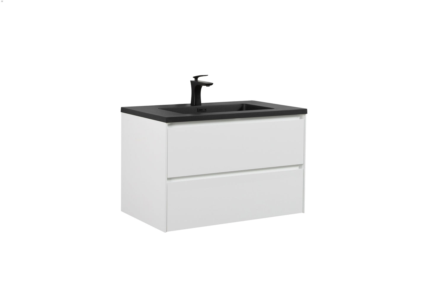 Enzo Double Drawer Vanity, Top and Basin 800mm