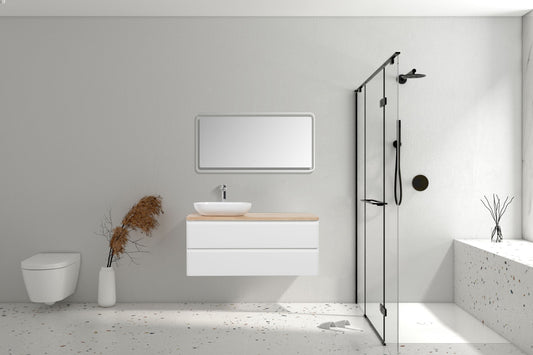 Lazio Double Drawer Vanity 1200mm - basin excluded
