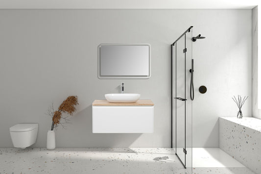 Lazio Single Drawer Vanity 900mm - basin excluded