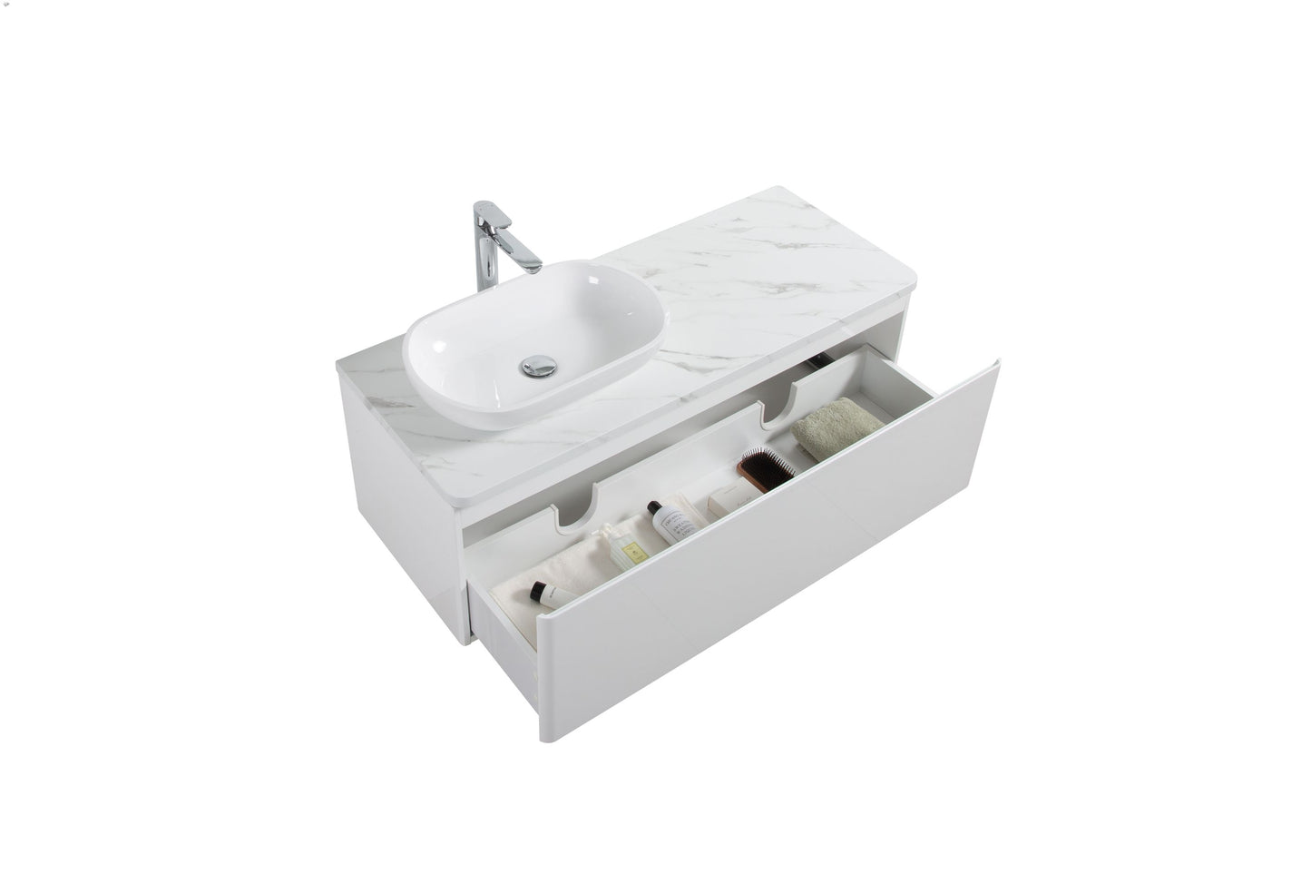 Santorini Single Drawer Vanity 1200mm - basin excluded