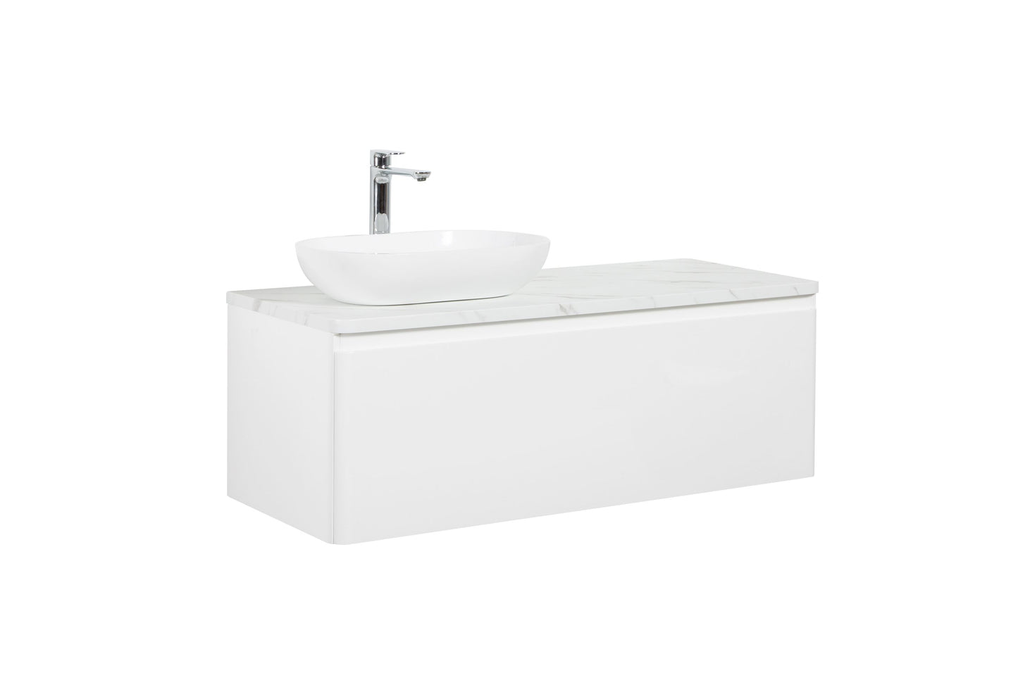 Santorini Single Drawer Vanity 1200mm - basin excluded