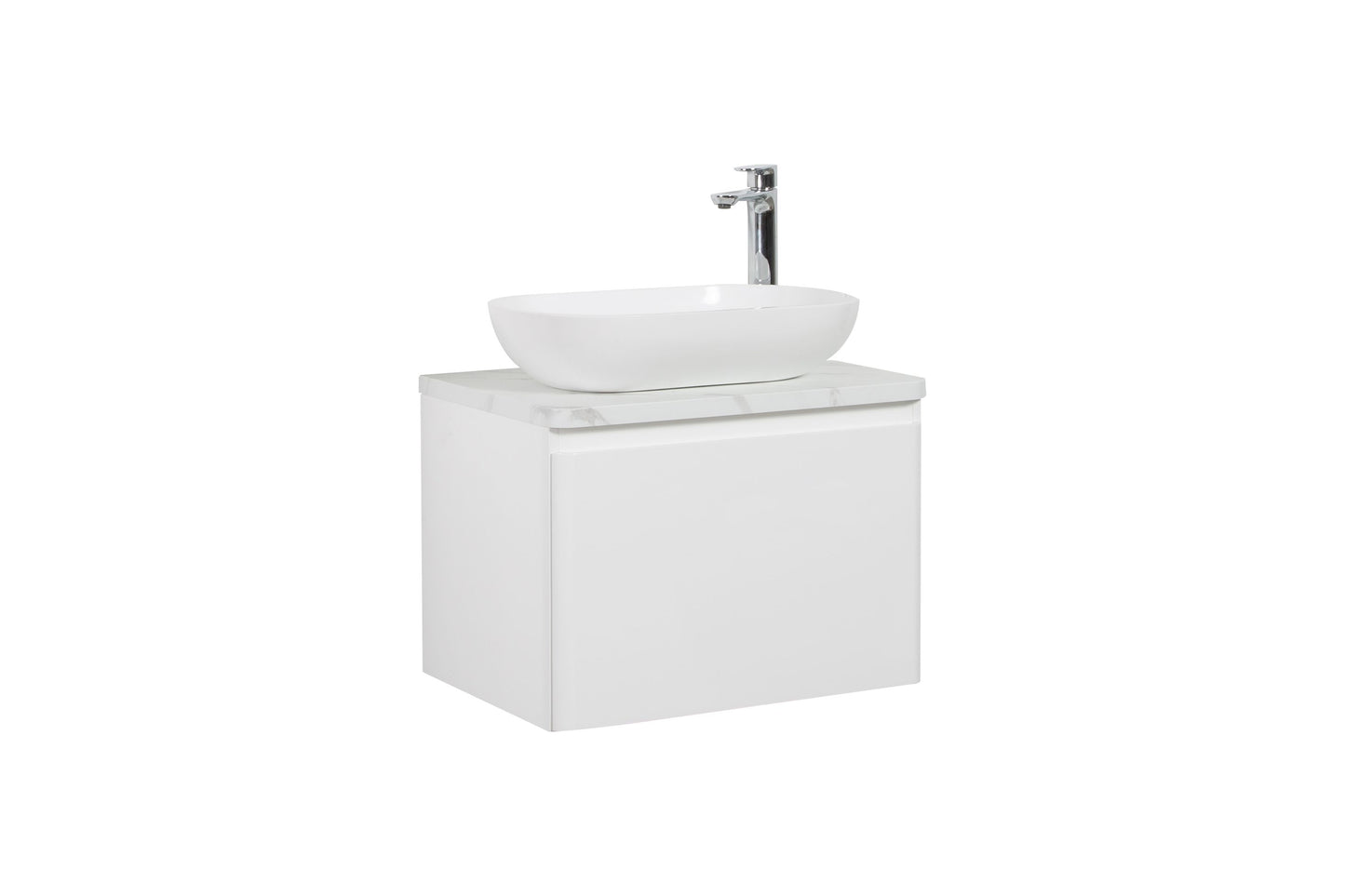 Santorini Single Drawer Vanity Cabinet-no basin 600mm