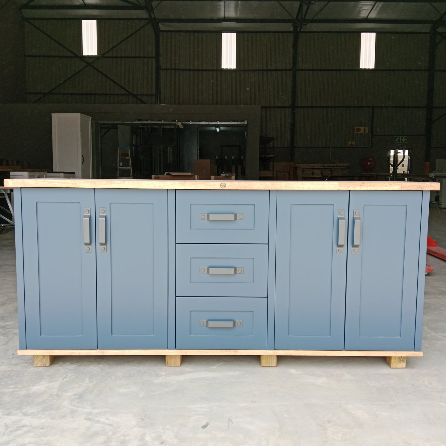 Hampshire Three Drawer and Four Door Vanity Cabinet