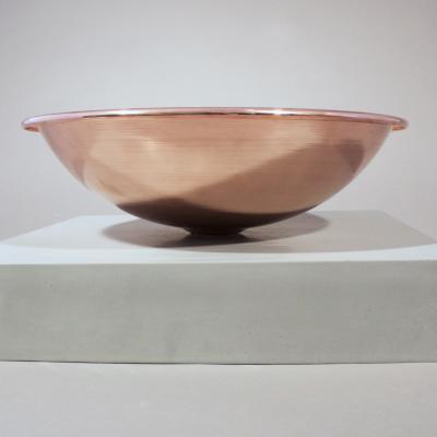 Large Single Skin Copper Basin 455mm