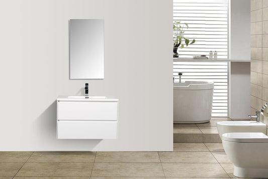 Enzo Double Drawer Vanity 800mm - basin excluded