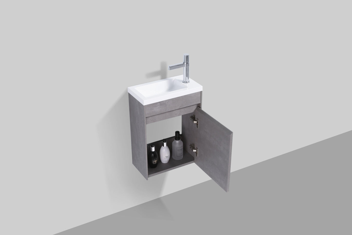 Enzo Single Door Vanity and Basin 400mm