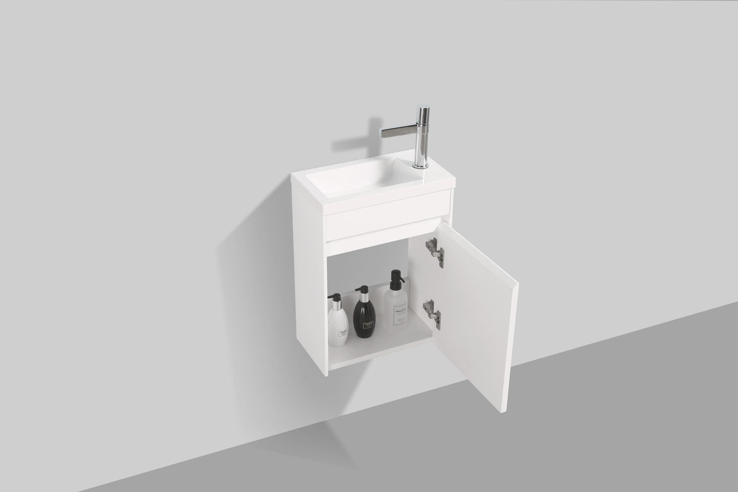 Enzo Single Door Vanity and Basin 400mm