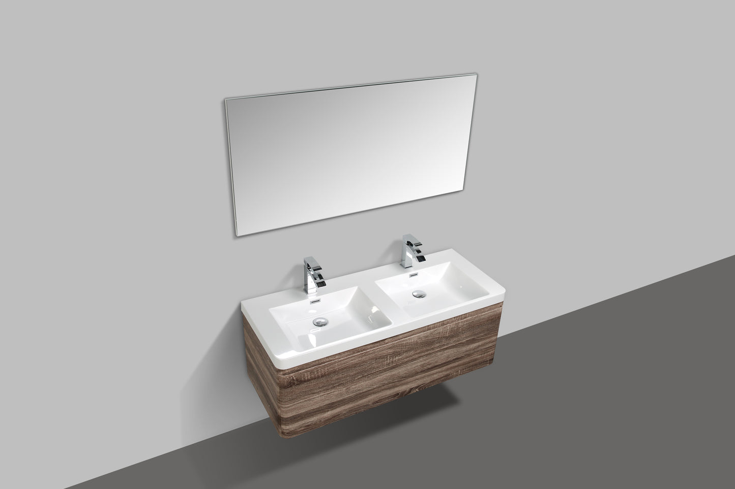 Milan Single Drawer Vanity, Top and Basin 1200mm