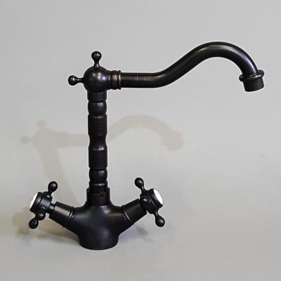 Dual Tap Mixer - Black