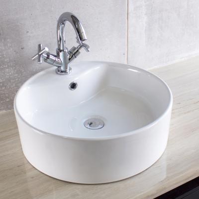 Circle Basin With Tap Hole