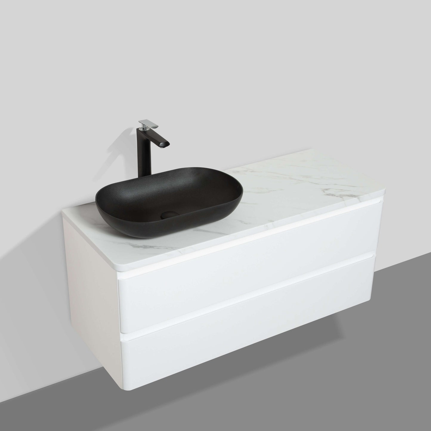 Santorini Double Drawer Vanity 1200mm - basin excluded