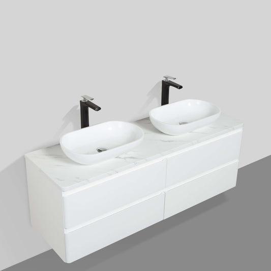 Santorini Double Drawer Vanity 1500mm - basin excluded