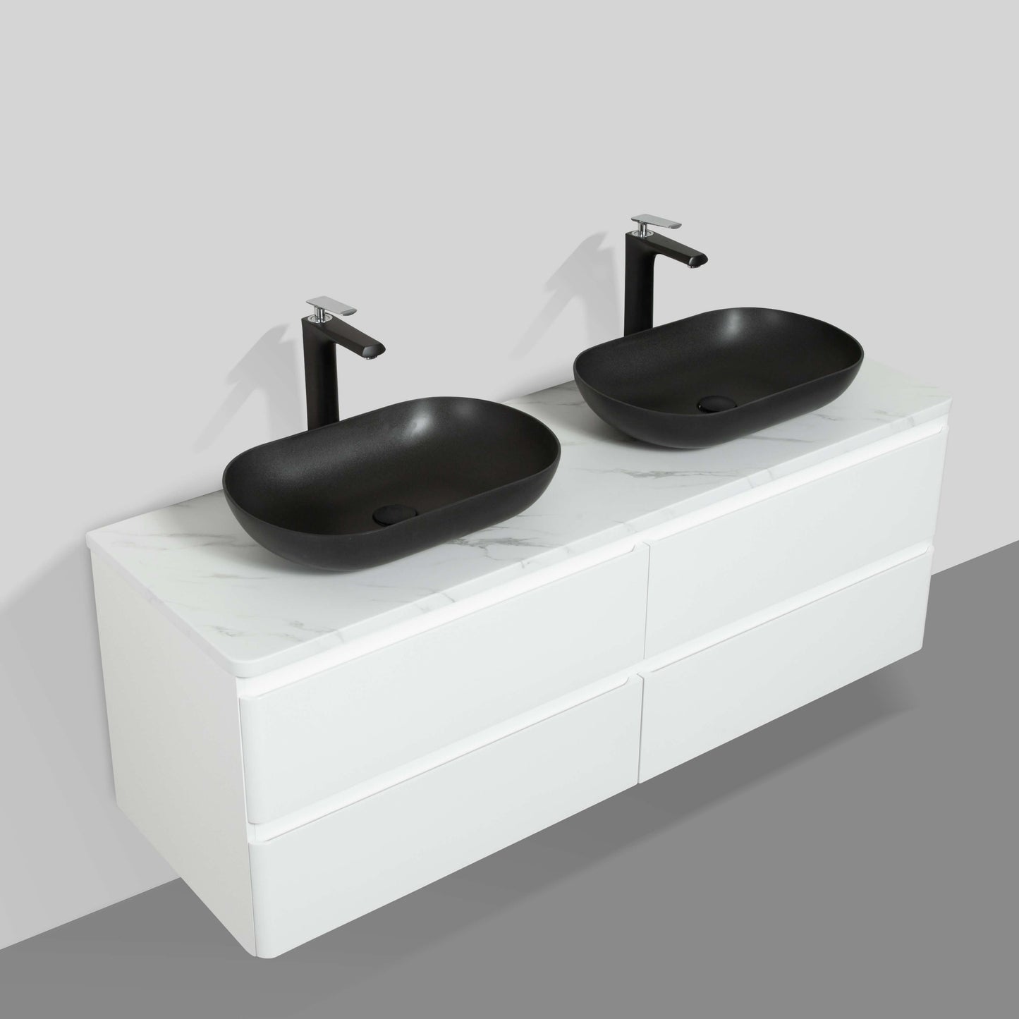 Santorini Double Drawer Vanity Cabinet-no basin 1500mm