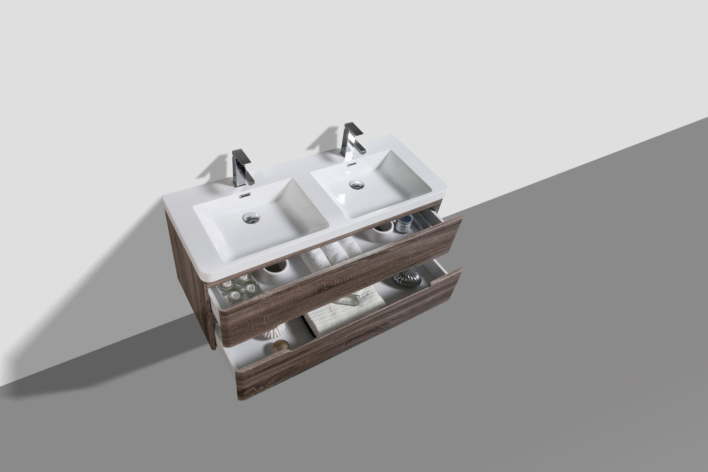 Venice Double Drawer Vanity 1200mm - basin excluded
