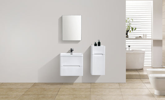Venice Double Drawer Vanity, Top and Basin 600mm