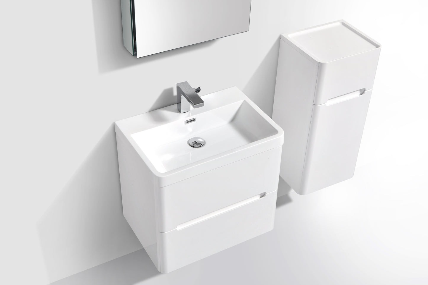 Venice Double Drawer Vanity, Top and Basin 600mm