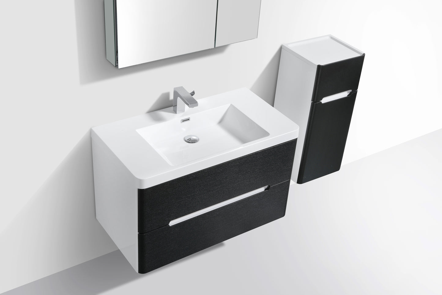 Venice Double Drawer Vanity, Top and Basin 900mm