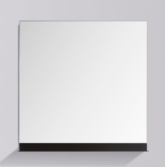 Zen Mirror with Matt Black Shelf - 800 mm