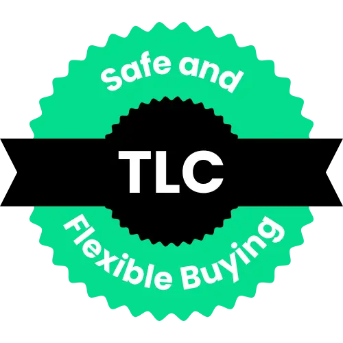 Safe & Flexible Buying TLC Safe and Flexible Buying Badge