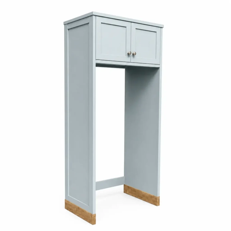 A left view of a white fridge house unit