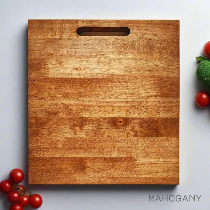 Mahogany Chopping Board A Mahogany Finish Rubberwood Chopping Board