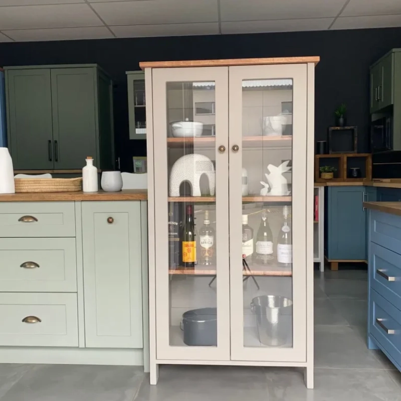 Full Lowercase Display Cabinet Showroom Front