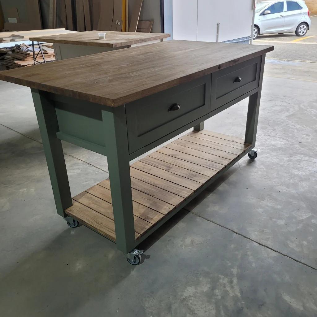 Green-Double-drawer-kitchen-buddy-warehouse-Left