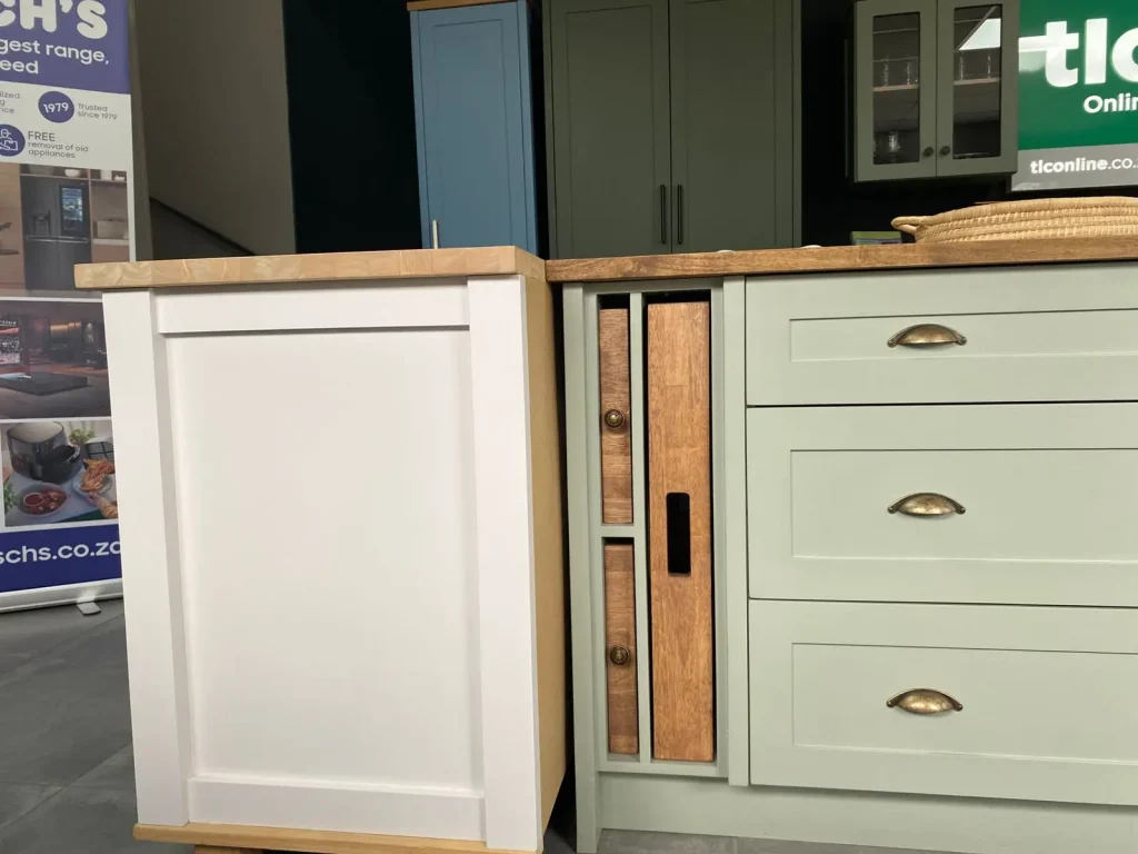 Green Menage À Tray Cabinet Showroom Front