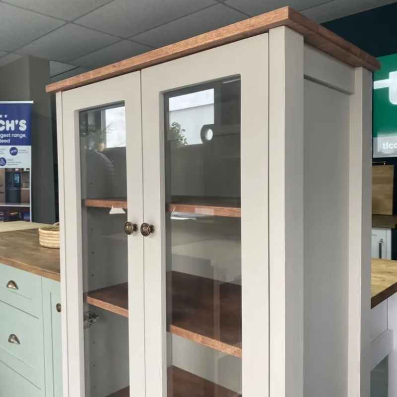 Lowercase Display Cabinet Showroom Right Closeup