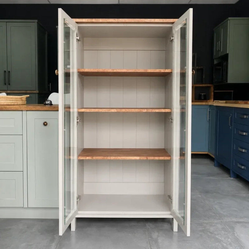 Open Lowercase Display Cabinet Showroom Front